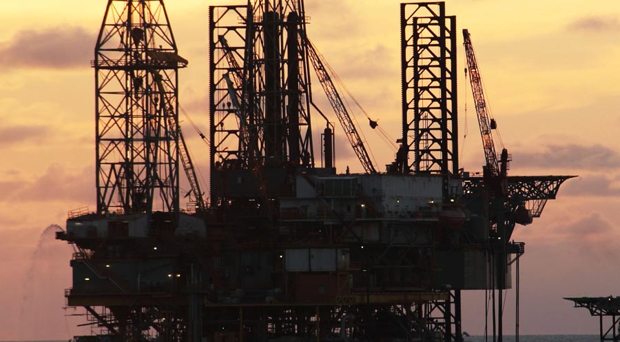 Offshore oil rig